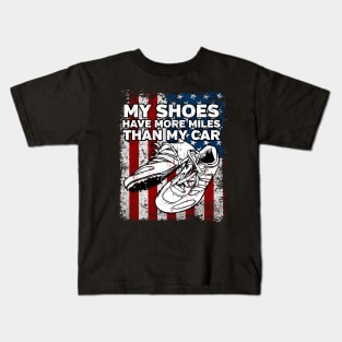 My Shoes Marathon Runner Kids T-Shirt